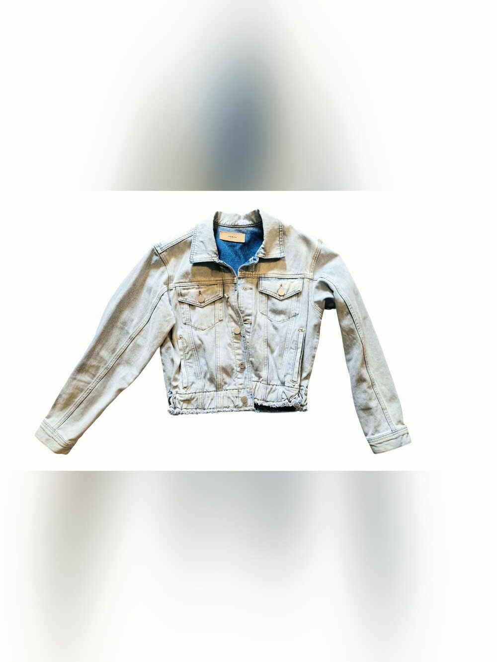 BLANKNYC Light Wash Denim Jacket Size Small 100% Cotton - Picture 4 of 11